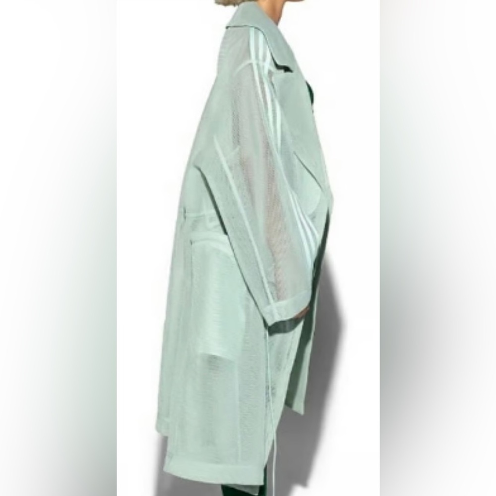 Adidas / Ivy Park Green Tint Mesh Jacket - Picture 4 of 16